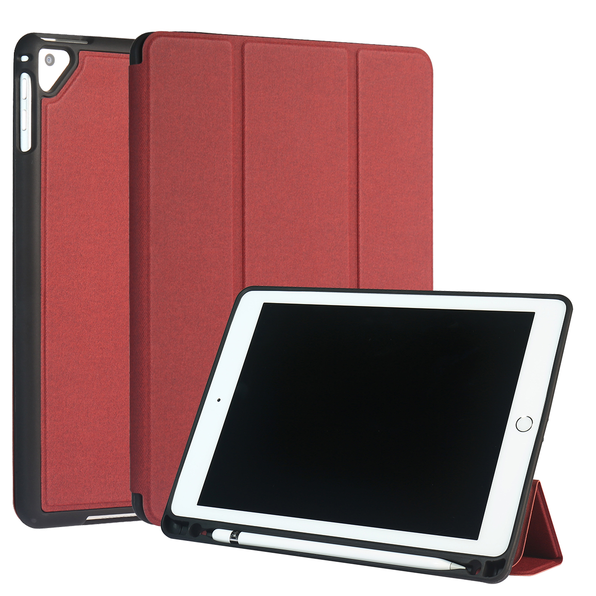 iPad Pro 9.7 2016 Case- Slim Soft TPU Back Smart Magnetic Stand Protective Cover Cases